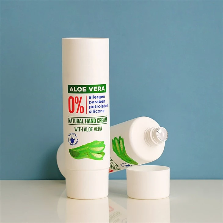 50ml Empty Moisturizing Soft Tube Soothing Skincare Container Personal Care Hand Cream Packaging Aloe Vera Gel Tube