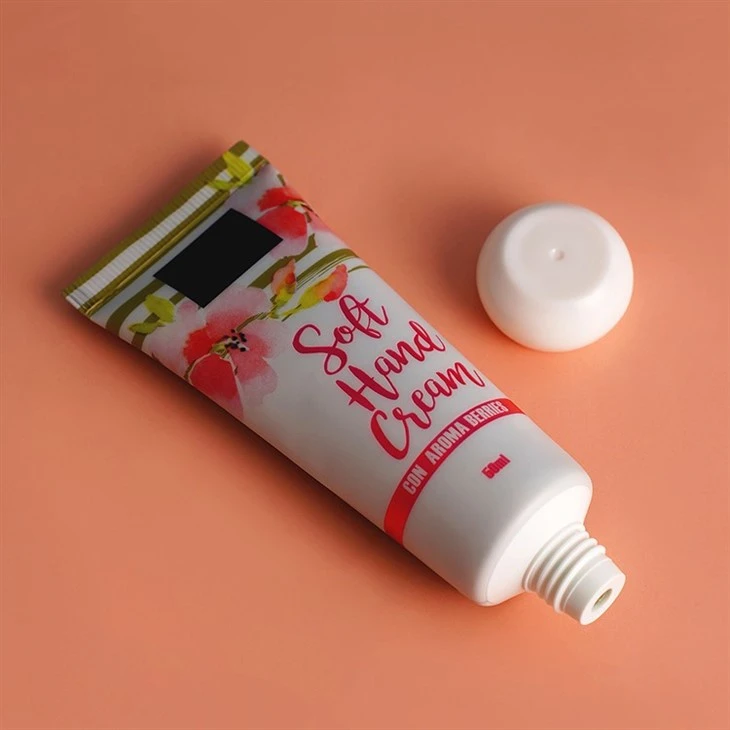 50ml Offset Printing Cosmetic Plastic Aluminum Plastic Skincare Container Hand Cream Packaging Tube With Abacus Screw-cap