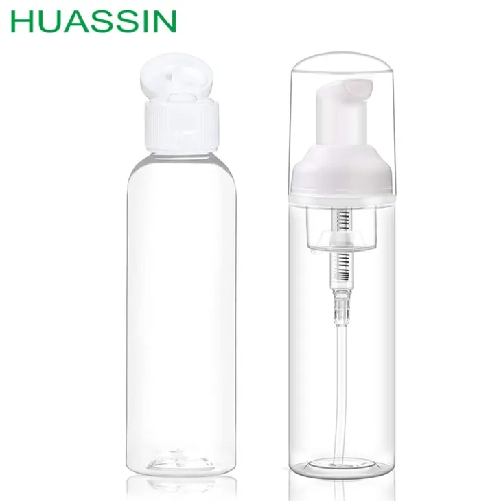 Clear PET Cosmo Round Bottles